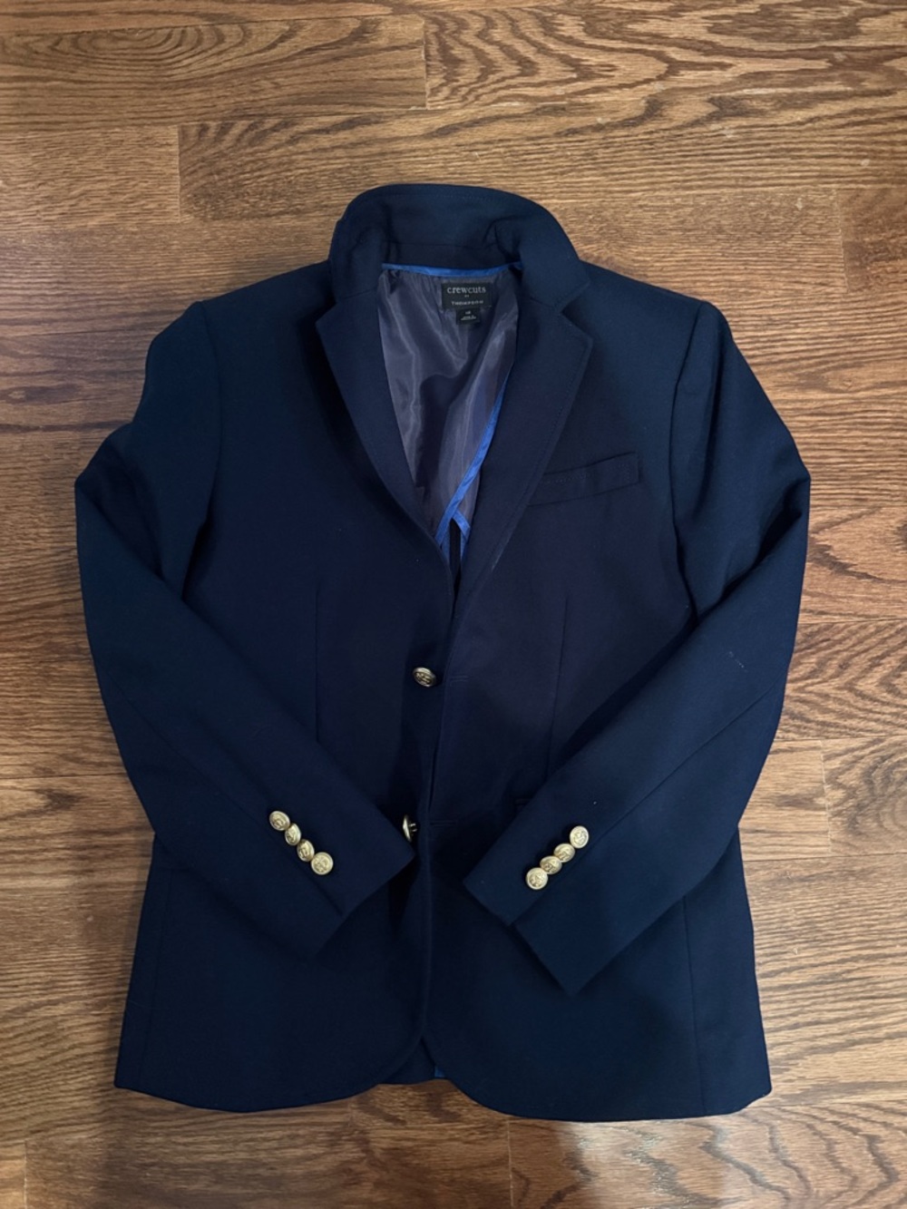 Crewcuts Navy Blazer with Gold-Tone Buttons